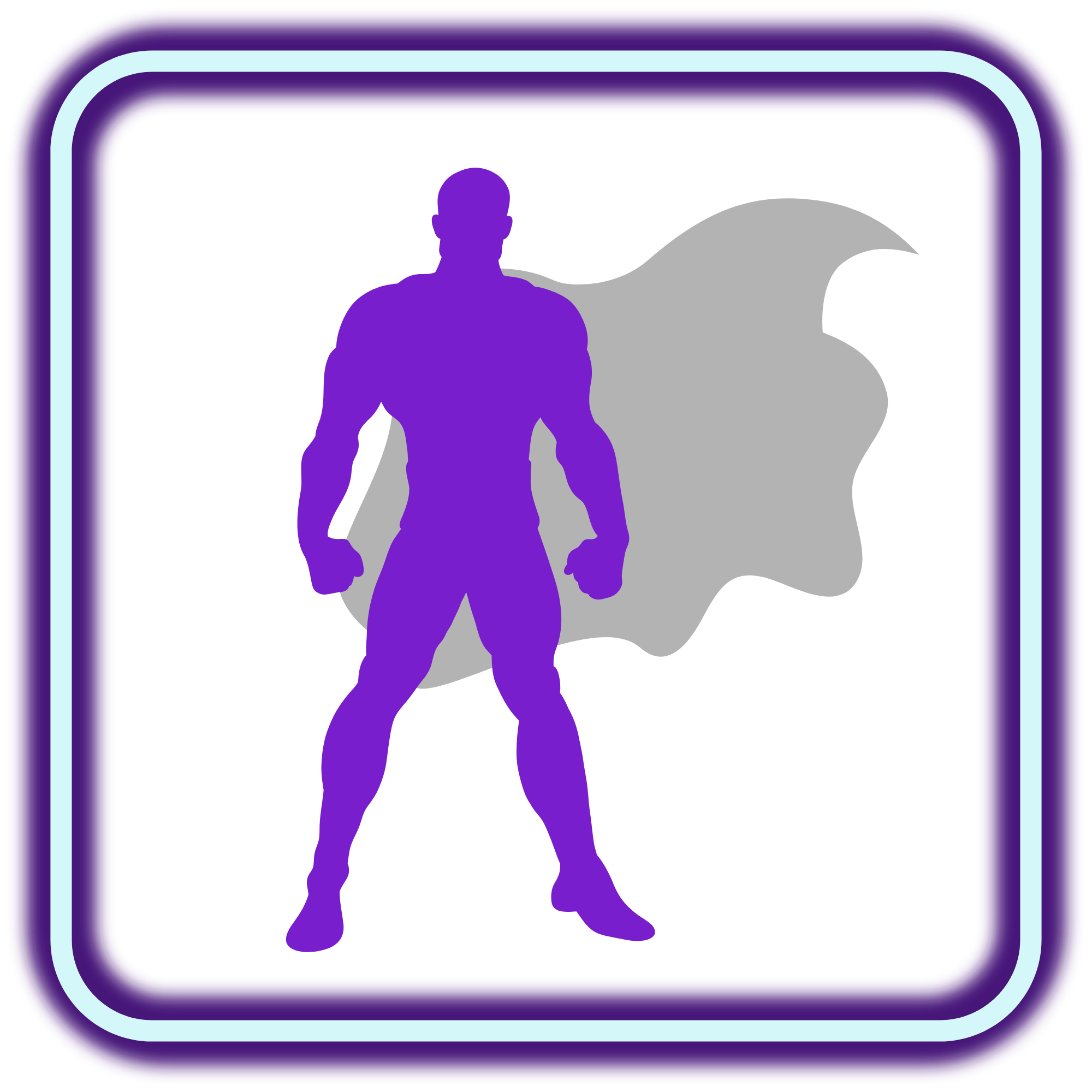 Superhero logo